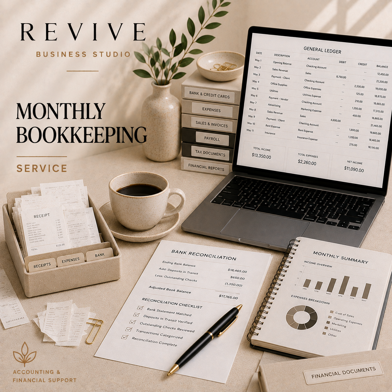 Monthly Bookkeeping