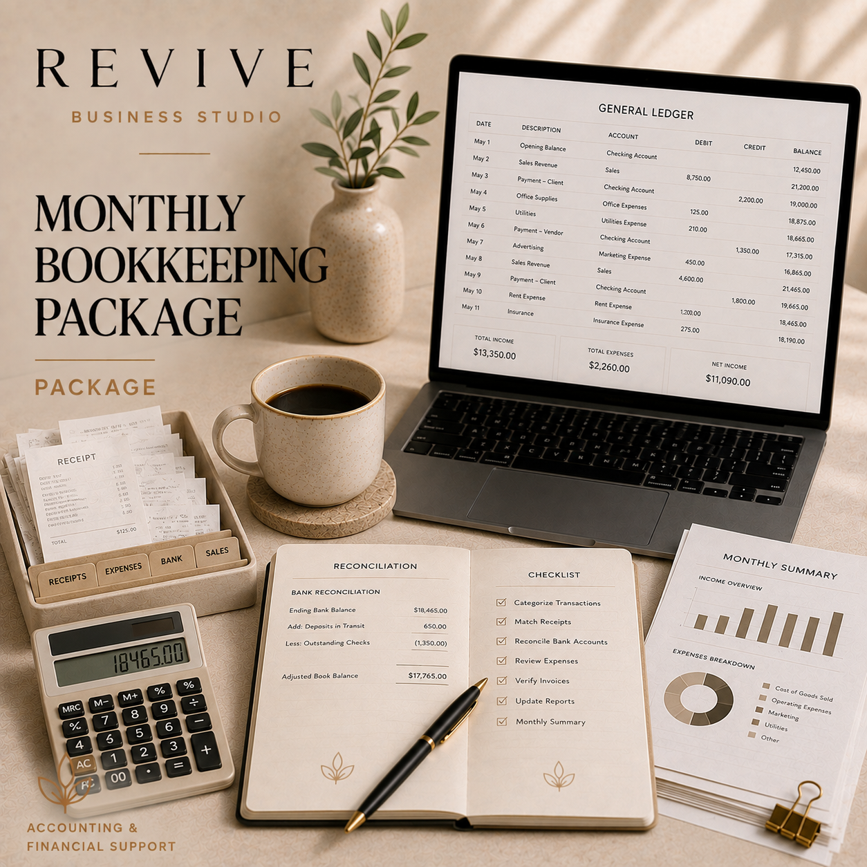 Monthly Bookkeeping Package