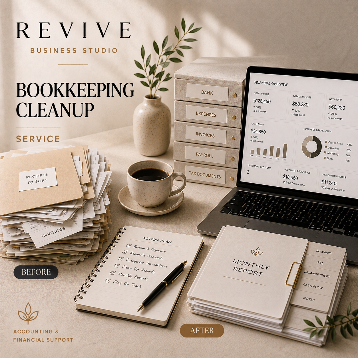 Bookkeeping Cleanup