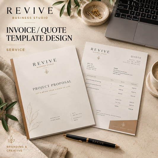 Invoice / Quote Template Design